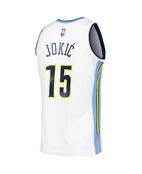 Men's Mitchell & Ness Nikola Jokic White Denver Nuggets 2016/17 Throwback Swingman Jersey