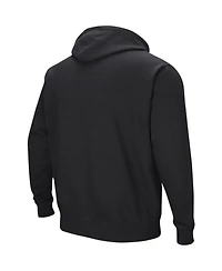 Men's Colosseum Black Iowa Hawkeyes Double Arch Pullover Hoodie