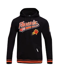 Men's Pro Standard Black Phoenix Suns Script Tail Pullover Hoodie