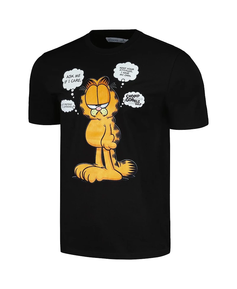 Men's and Women's Freeze Max Black Garfield Ask Me If I Care T-shirt