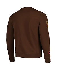 Men's and Women's Freeze Max Brown Peanuts Snoopy Top Dog Pullover Sweatshirt