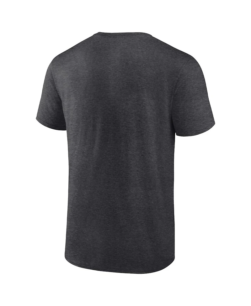 Men's Fanatics Heather Charcoal Houston Texans 2023 Nfl Playoffs Ready T-shirt