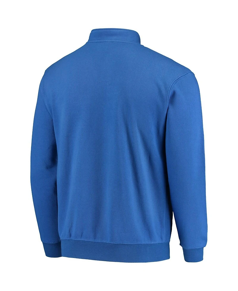 Men's Colosseum Royal Pitt Panthers Tortugas Logo Quarter-Zip Jacket
