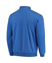 Men's Colosseum Royal Pitt Panthers Tortugas Logo Quarter-Zip Jacket
