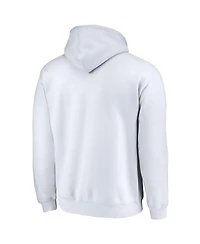 Men's White Nasa Drawings Pullover Hoodie
