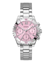 Guess Women's Analog Silver-Tone Stainless Steel Watch 38mm