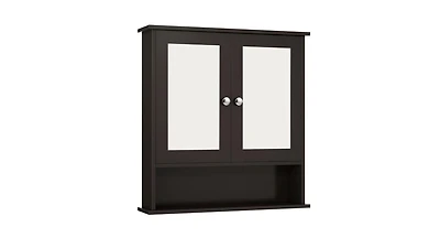 Bathroom Wall-Mount Mirror Cabinet Organizer for Stylish Storage and Space-Saving Solutions