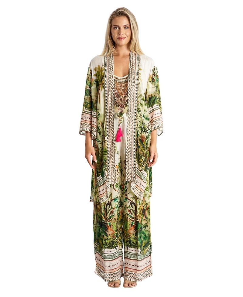 La Moda Clothing Women's Open front cape