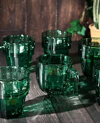 The Wine Savant Cactus Stackable Drinking Glasses, Set of 6
