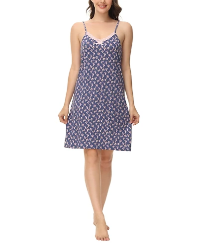 Ink+Ivy Women's Printed V-Neck Nightgown