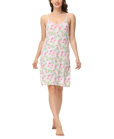 Ink+Ivy Women's Printed V-Neck Nightgown