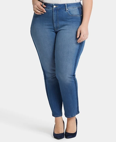 Nydj Plus Size Marilyn Straight Ankle Jeans
