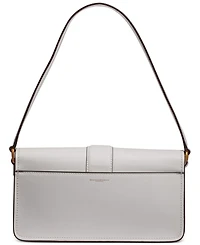 Donna Karan New York Valley Stream Leather Buckle Shoulder with Removable Strap