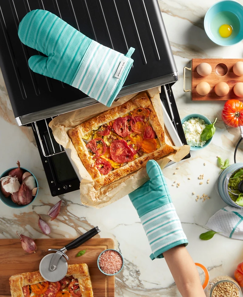 KitchenAid Albany Oven Mitt 2-Pack Set, 7" x 13"