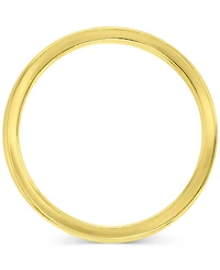 Polished Finish Dome Comfort Fit Narrow Stack Band