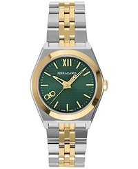 Salvatore Ferragamo Women's Swiss Two-Tone Stainless Steel Bracelet Watch 28mm