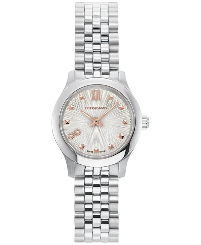 Salvatore Ferragamo Women's Swiss Stainless Steel Bracelet Watch 25mm