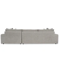 Tycer 126" 2-Pc. Fabric Sectional, Created for Macy's