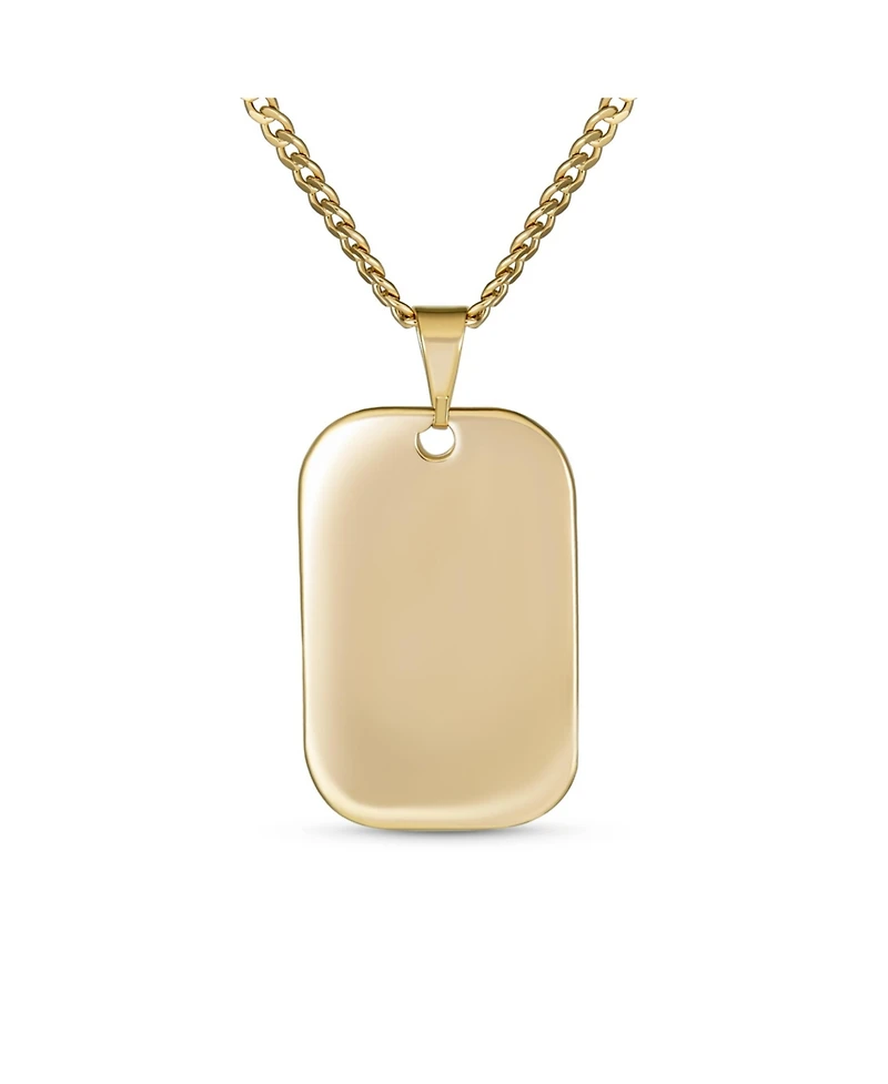 Bling Jewelry Religious Metal Dog tog Style Medallion Face of Jesus Christ Head Necklace Pendant Yellow Gold Plated