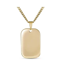 Bling Jewelry Religious Metal Dog tog Style Medallion Face of Jesus Christ Head Necklace Pendant Yellow Gold Plated