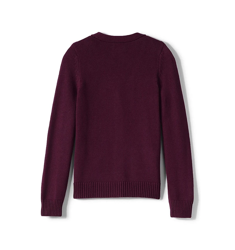 Lands' End Women's Cotton Modal Button Front Cardigan Sweater