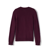 Lands' End Women's Cotton Modal Button Front Cardigan Sweater