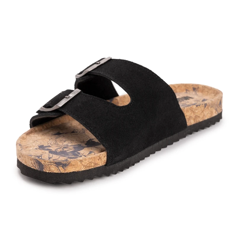 Muk Luks Women's Tessa Tera Turf 2 Strap Slide Sandal
