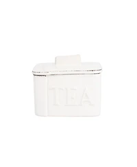 Vietri Lastra White Tea Canister