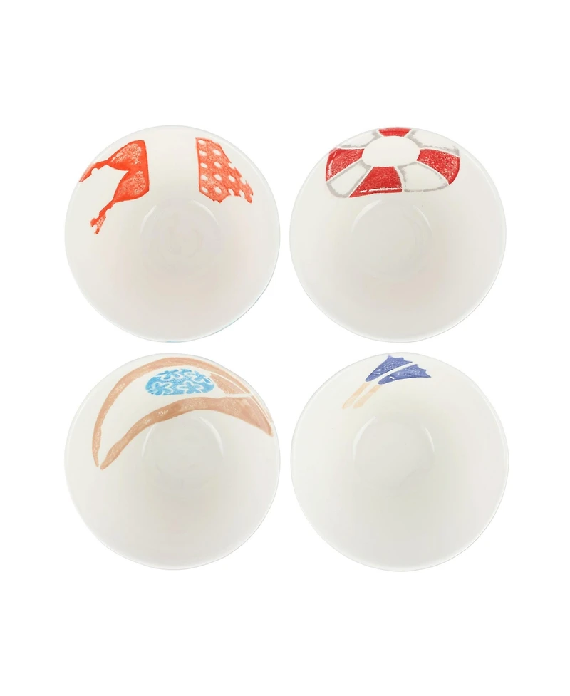 Vietri Riviera Assorted Cereal Bowls, Set of 4