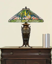 Dale Tiffany 27.5" Tall Pink Glades Tiffany Style Table Lamp