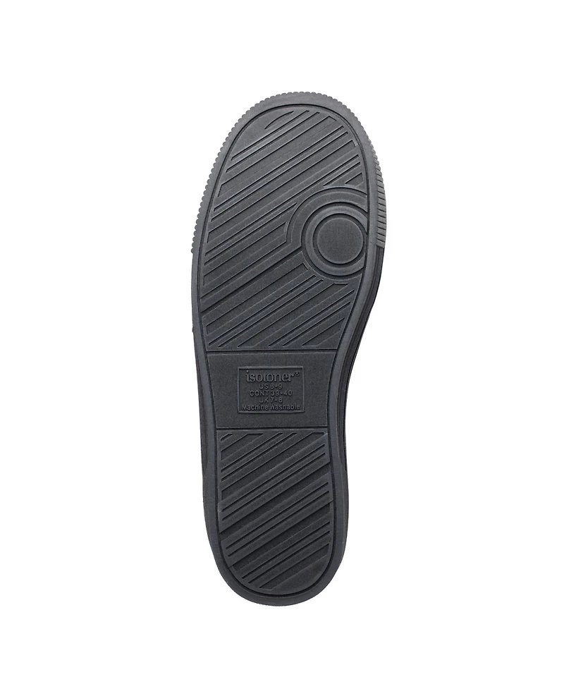 Isotoner Men's Textured Knit Kai Clog Slippers with Gel-Infused Memory Foam