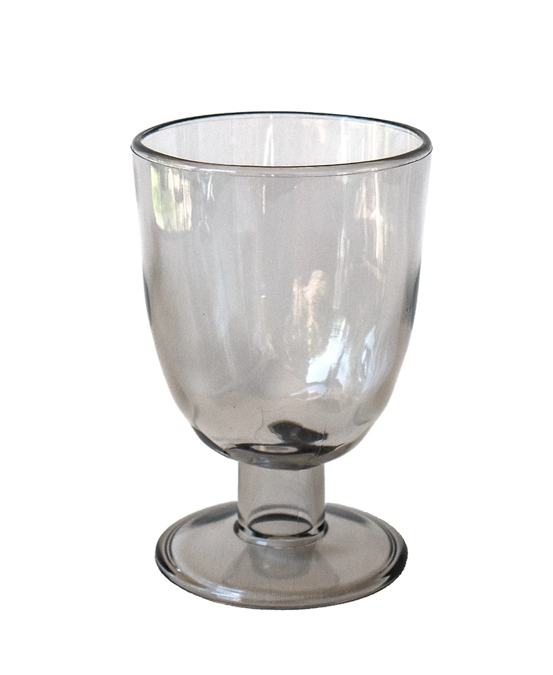 Abode Homewares Rustic Goblets Glasses, Set of 6
