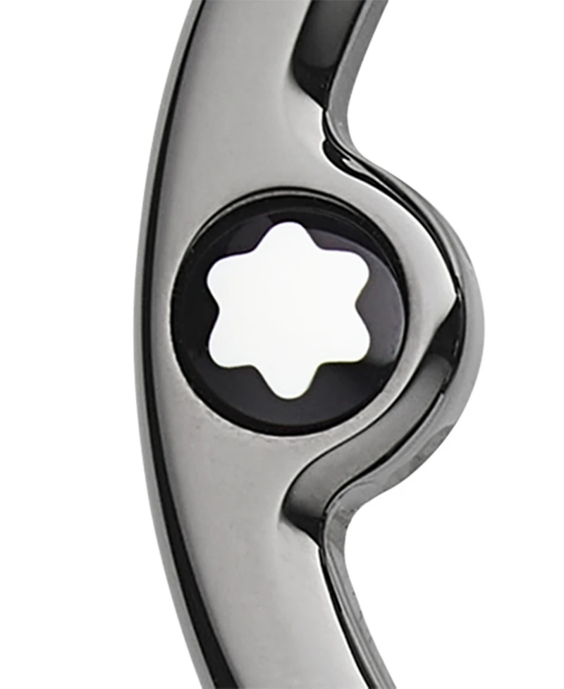 Montblanc Men's Horseshoe Buckle Leather Belt