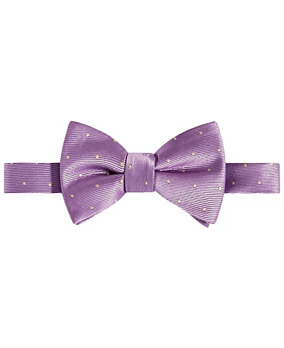 Tayion Collection Men's Purple & Gold Dot Bow Tie