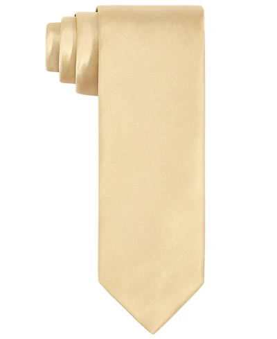 Tayion Collection Men's Purple & Gold Solid Tie