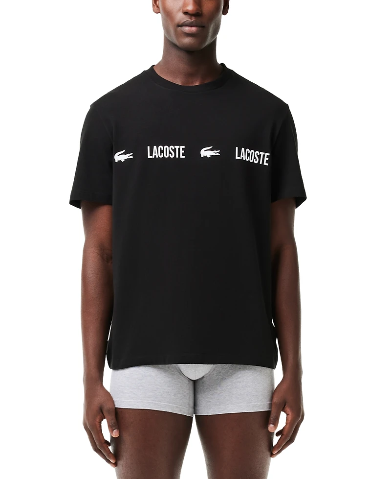 Lacoste Men's Logo Band Lightweight Sleep Tee