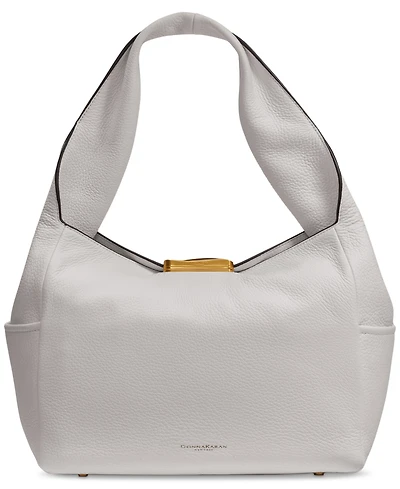 Donna Karan New York Amagansett Soft-Rolled Leather Shoulder with Sculpted Magnet Closure