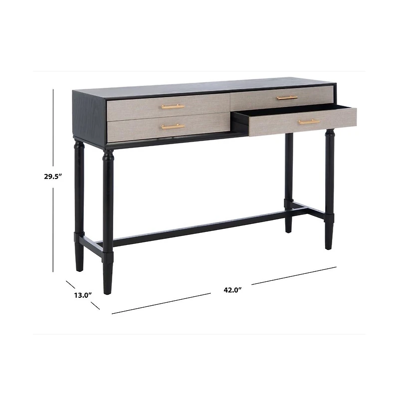 Estella 4Drw Console Table
