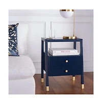 Cove 2 Drawer 1 Shelf Accent Table