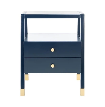 Cove 2 Drawer 1 Shelf Accent Table