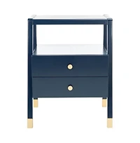 Cove 2 Drawer 1 Shelf Accent Table