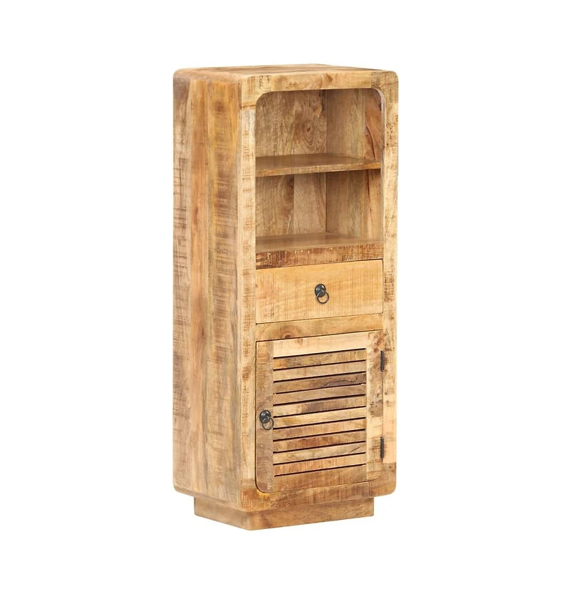 Highboard 17.7"x12.6"x43.3" Rough Mango Wood