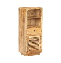 Highboard 17.7"x12.6"x43.3" Rough Mango Wood
