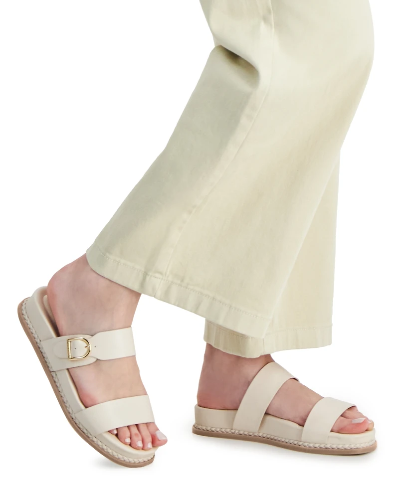 Giani Bernini Women's Gianaa Memory Foam Double Band Footbed Sandals, Created for Macy's