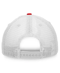 Women's Top of the World Cardinal, White Distressed Usc Trojans Radiant Trucker Snapback Hat