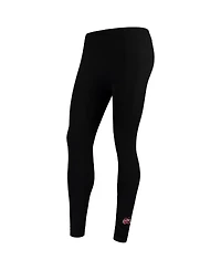 Women's ZooZatz Black Mississippi State Bulldogs Fleece Leggings