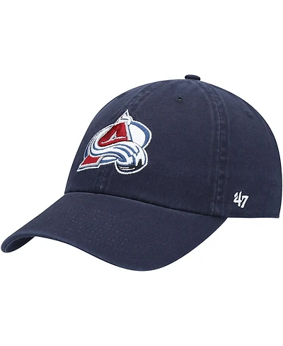 Men's '47 Brand Navy Colorado Avalanche Team Clean Up Adjustable Hat