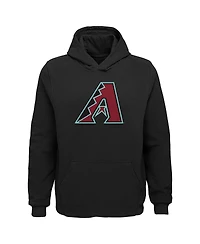 Little Boys and Girls Black Arizona Diamondbacks Primary Logo Pullover Hoodie