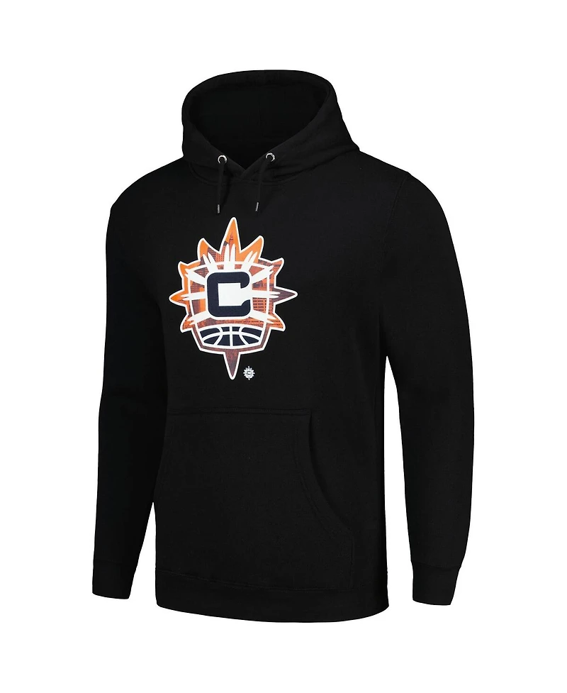 Men's and Women's Stadium Essentials Black Connecticut Sun City View Pullover Hoodie