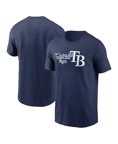 Men's Nike Navy Tampa Bay Rays Local Team Skyline T-shirt